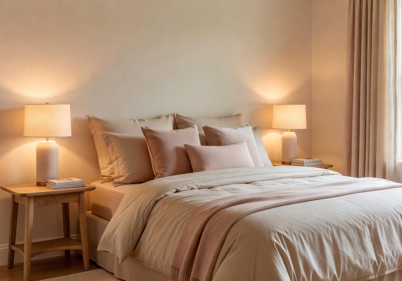 AI bedroom design generated from a bedroom photo with DecorAI